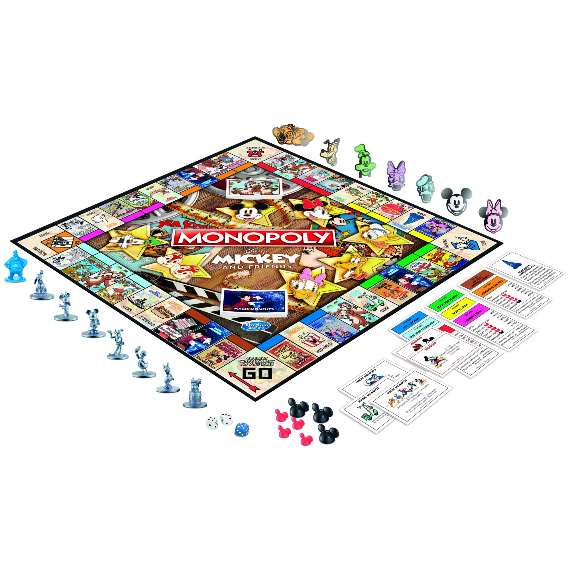 Monopoly: Disney Mickey and Friends Edition Board Game, Ages 8+